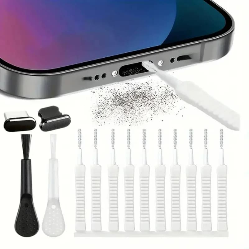 Cleaning Kit for Charging Doors Telephone, Phone Cleaning Tool, iPhone and Android Accessories, Camera Cleaner