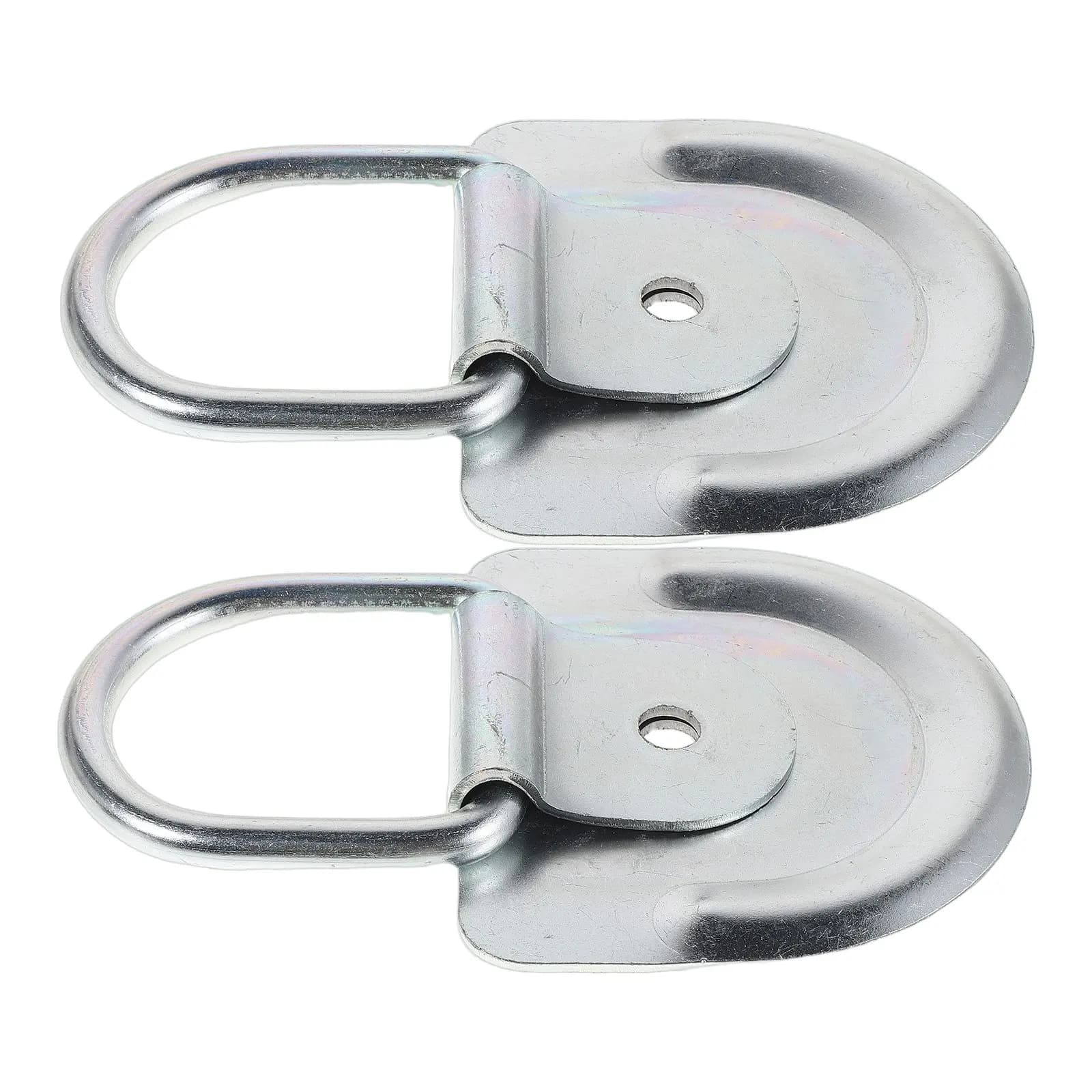 2 Pezzi Anelli a D da 8 mm per Ancoraggio, Resistenti, per Rimorchi RV, Ganci per Barche, Fissaggio Carico, Moto, ATV, UTV, Trasporto e Utilità