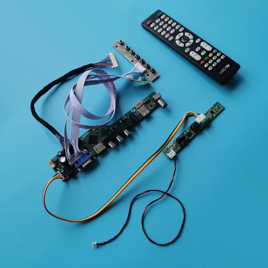 Kit scheda Controller Display 1920*1080 schermo LCD VGA + USB 30 Pin WLDE 60Hz Fit M215HCA/M215HNE/M230HCA/M236HKG/M238HCA LVDS
