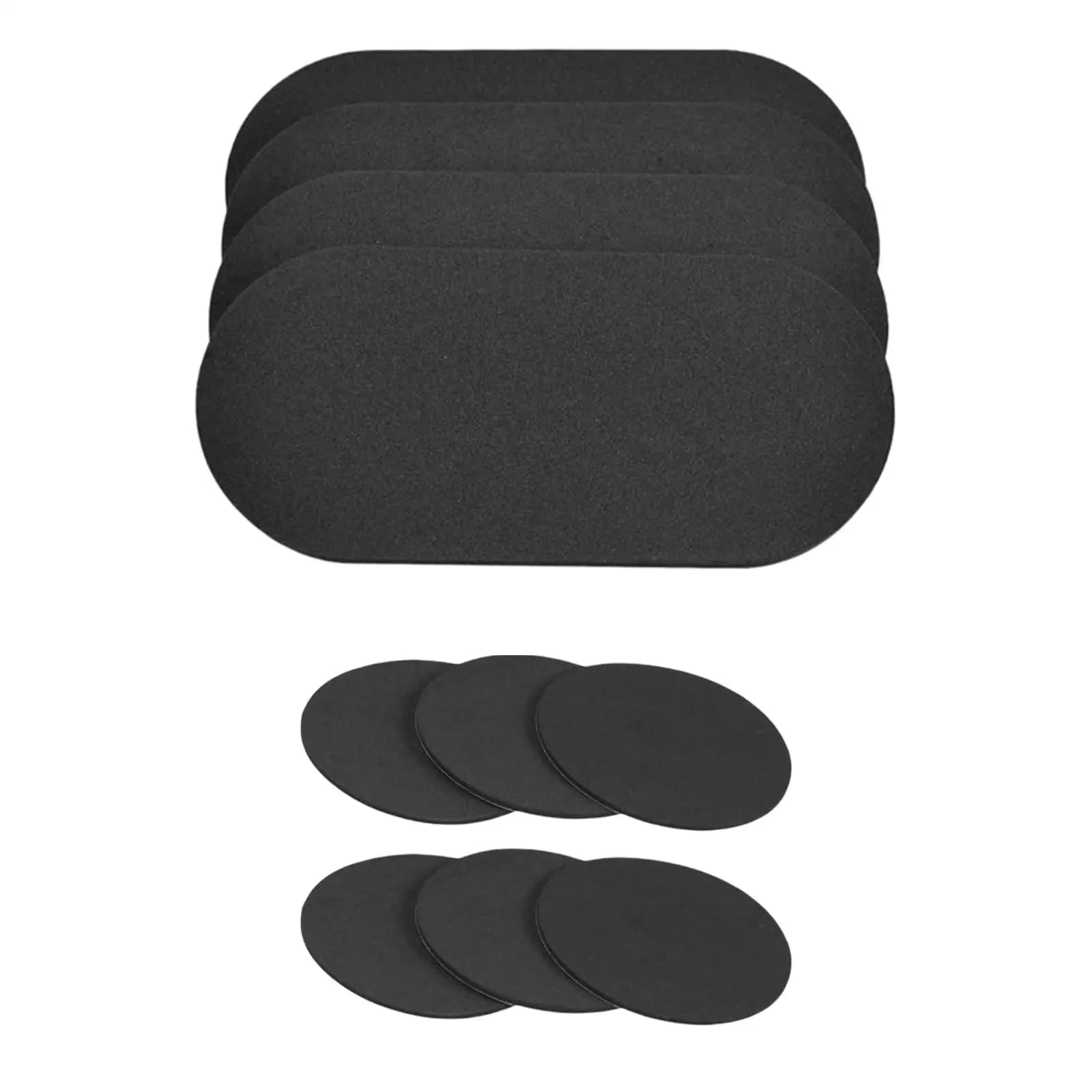 Patch per Bass Drum, Pad Fonoassorbenti Adesivi, Accessorio per Percussioni per Set di Batteria