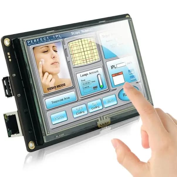 Schermo Touch HMI Industriale STONE da 8 Pollici 800*600 con Cornice Aperta/Integrata e Garanzia di 3 Anni per Arduino Esp32