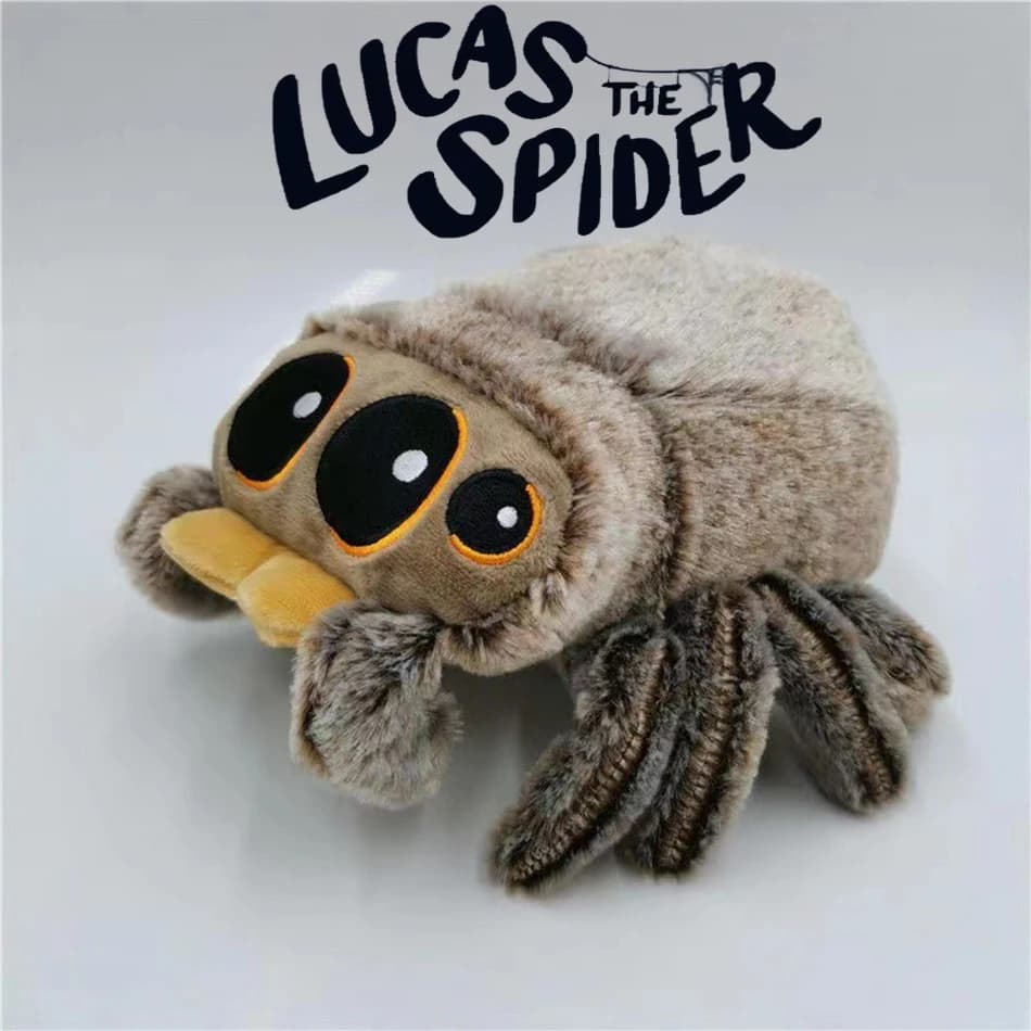 Soft Animals stuffed Plush Spider Toy Black Small Lucas Simulated Bearing Doll Souls Playroom Decoration Kids Gift