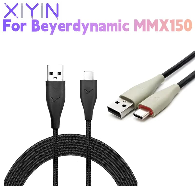 USB to Micro US Plug PC Version Gaming Headphone Upgrade & Replacement Audio Cable for Beyerdynamic MMX150 Headsets