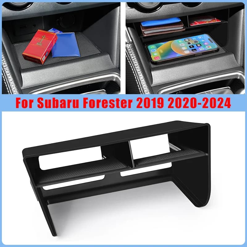 Scatola di immagazzinaggio Contenitore Caso Auto Console Centrale Scatola Dell'organizzatore Per Subaru Forester 2019 2020 2021-2024 Accessori Per Interni Auto