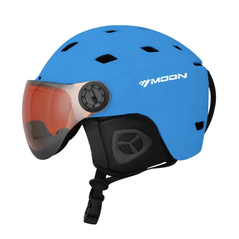 Ski Helmet In-Mold Snowboard Helmet Snow Sports Helmet With Goggles For Men And Women