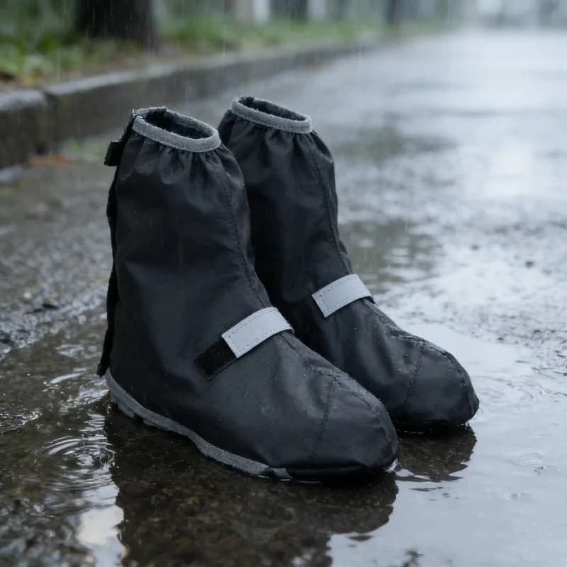 Copriscarpe Impermeabili in Oxford per Giorni di Pioggia e Neve, Escursionismo, Pesca, Moto, Ciclismo, Protezione Riutilizzabile per Stivali e Scarpe