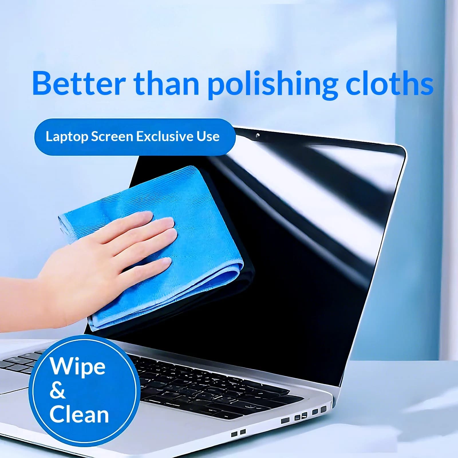 Panno per la pulizia, Panno per la pulizia dello schermo Pearl Screen, Panno in microfibra per la pulizia dello schermo LCD TV, Panno magico per occhiali, Panno per la pulizia delle lenti della fotocamera, Adatto per telefoni cellulari, Macbook, laptop, monitor, Senza pelucchi