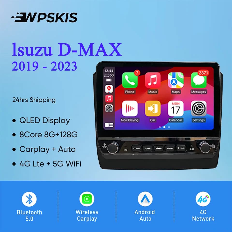 Android 14 8G Per lsuzu D-MAX Dmax 2019 - 2023 Autoradio Audio Multimediale Video A/V Lettore DVD GPS Navi Auto sistemi intelligenti