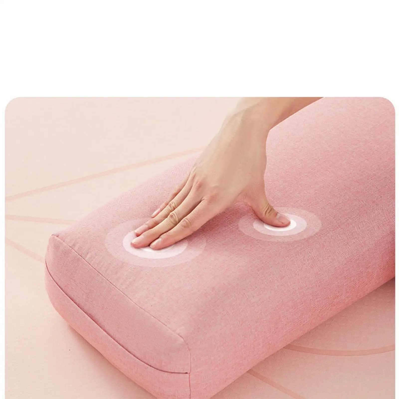 Long Yoga Meditation Pillow Ergonomic Sponge Support Portable Cushion for Home Lounge Yoga Accessories