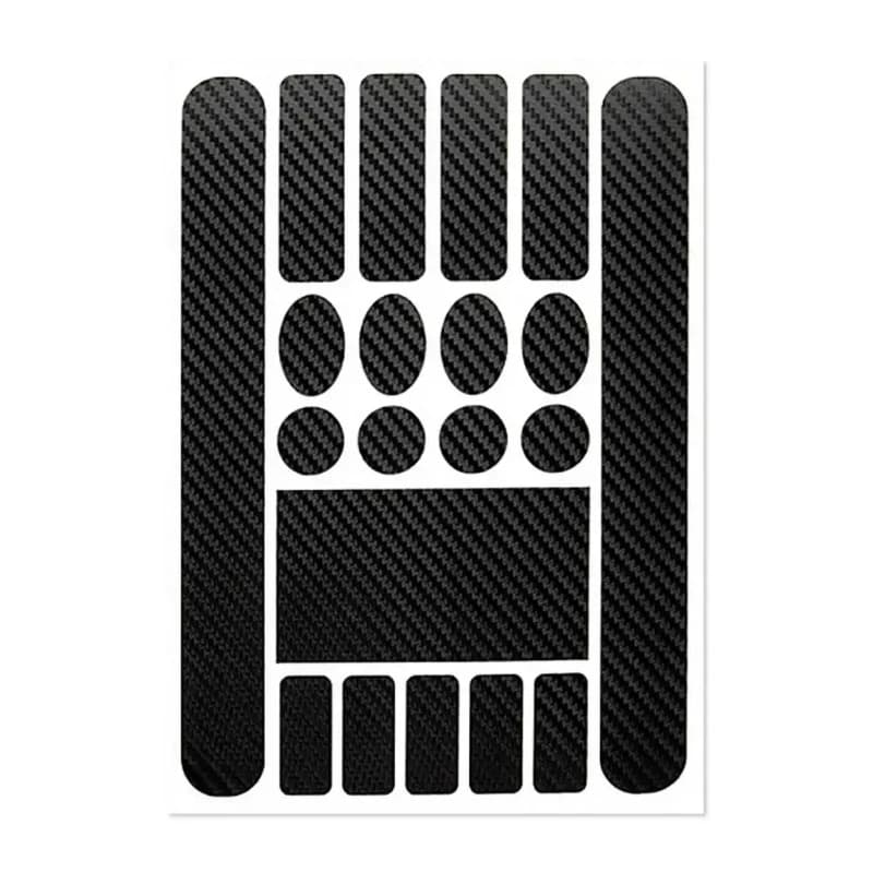 Carbon Fiber Bicycle Chain Protective Stickers, MTB Frame Protection, Cycling Accessories