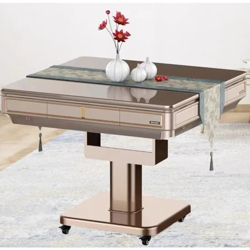 Tavolo Mahjong giapponese pieghevole elettrico automatico Malesia Vietnam con 2 set di piastrelle Mahjong