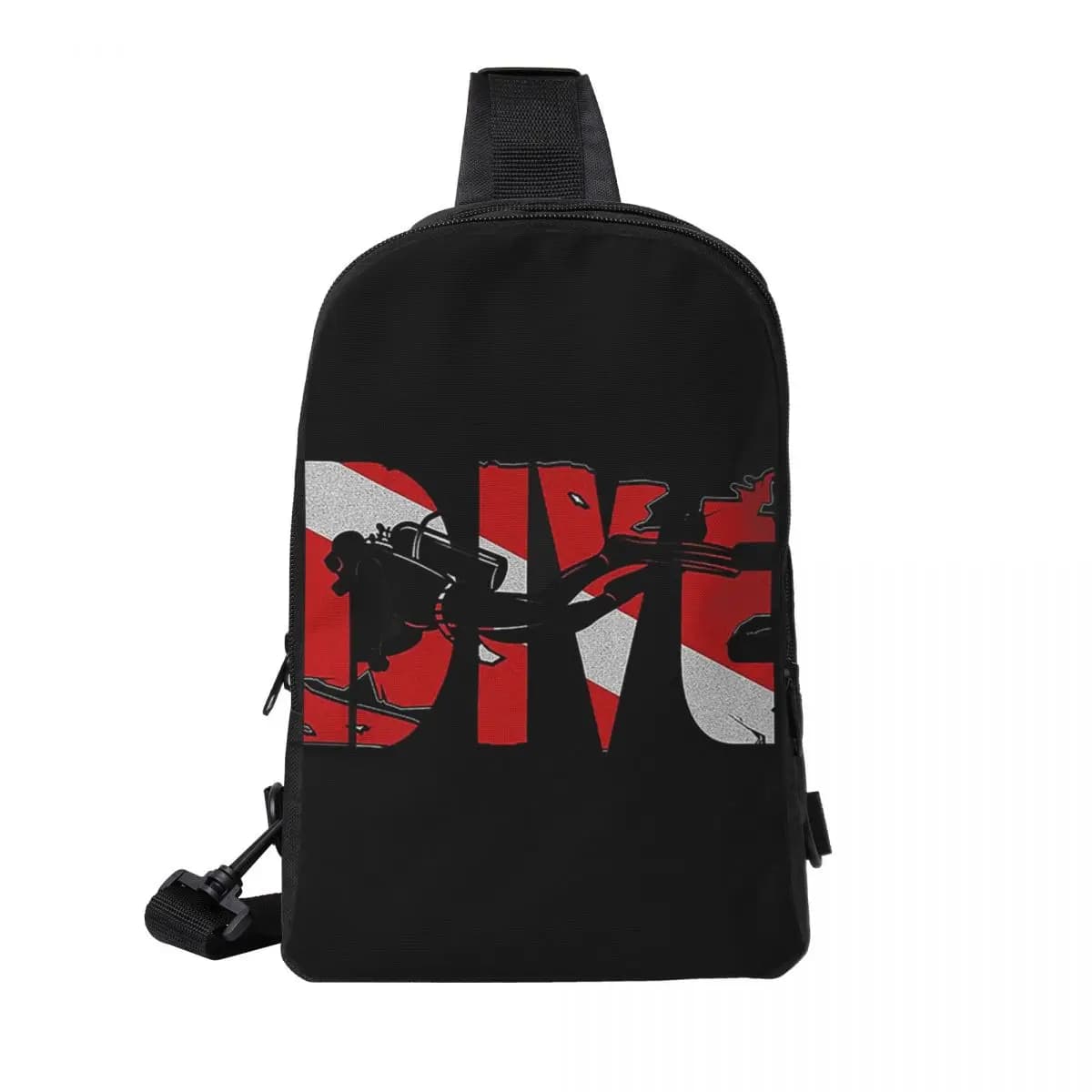 Scuba Diving Dive Diver Sea Snorkeling Men's sports chest bag Sling Shoulder bag Chest bag Trekking bag Shoulder bag