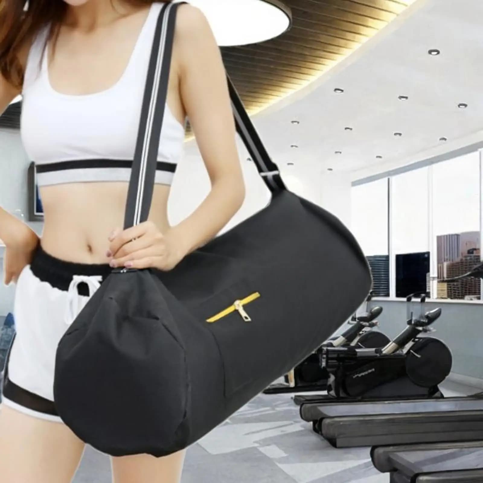 Large Travel Bag, Shoulder Bag, Snorkeling Bag, Swimming Pine Bag, Light Gym Bag for Sport, Travel, Kayak, Beach, Swimming Pool