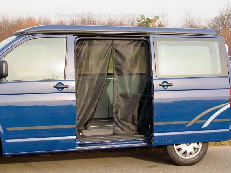 Zanzariera Magnetica per Porta Scorrevole VW T5 T6, Tenda Antimosche Ventilata, Rete Anti-insetti Ultra Fine