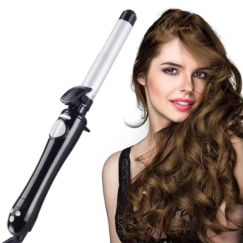 New Ceramic Glaze Curling Iron Negative Ion Hair Care Automatic Power Off Anti-burn Styling Tool