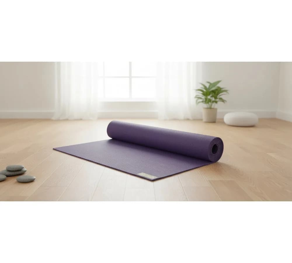 Tappetino da yoga in gomma naturale premium: tappetino per esercizi spesso antiscivolo per allenamento a casa, pilates e meditazione