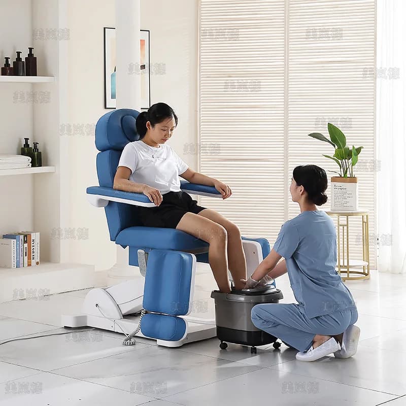 Gambe divise per lettino e sedia per pedicure personalizzati, massaggio ai piedi, manicure, ammollo dei piedi, terapia del piede, tatuaggio multifunzionale