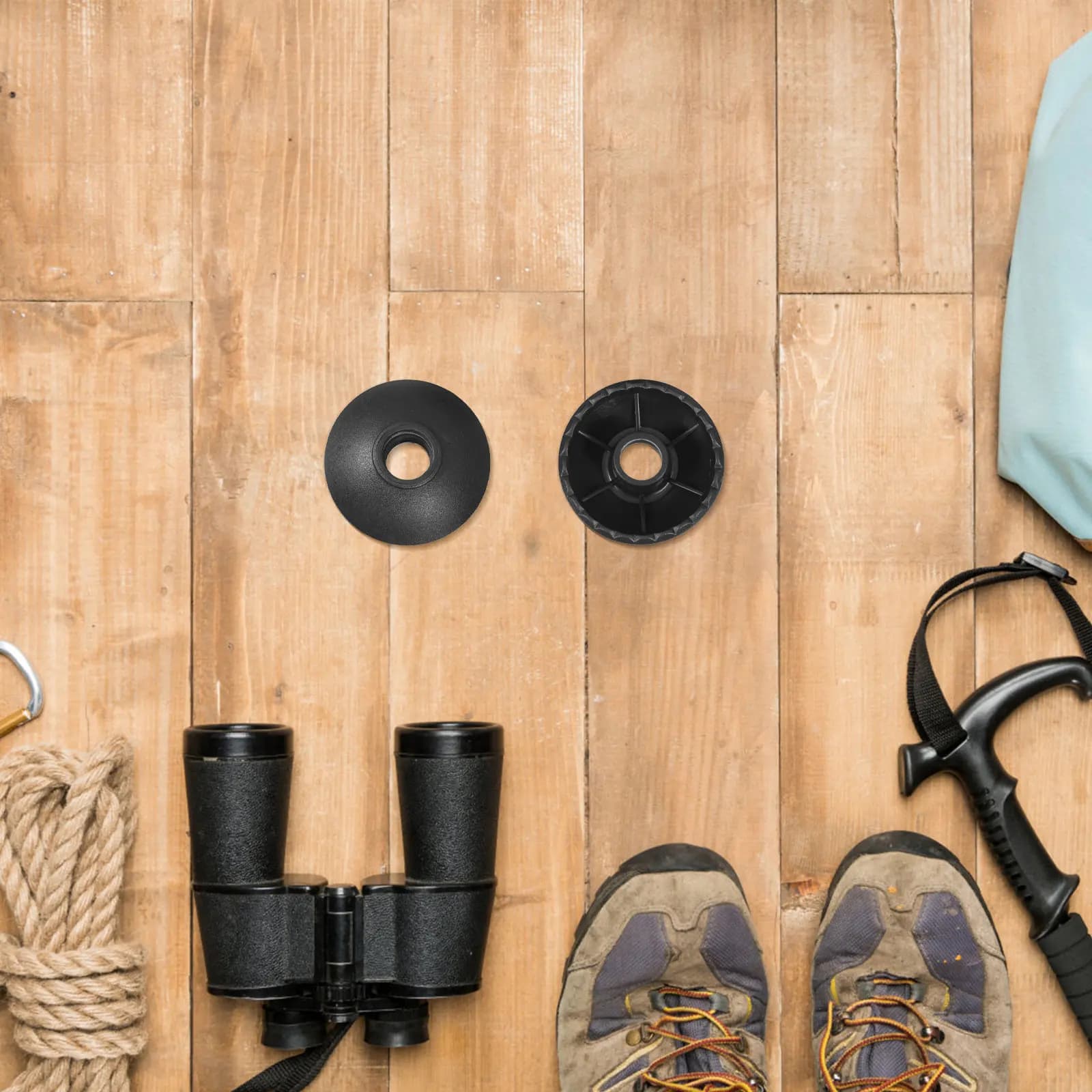 4 Pieces Accessories for Trekking Sticks, Snow and Fan Tips, Hiking Stick Spare Parts