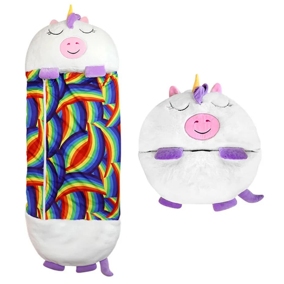 Baby Cartoon Animal Sleeping Bag Comfortable warm sleeping bag and soft plush for boys and girls, birthday present