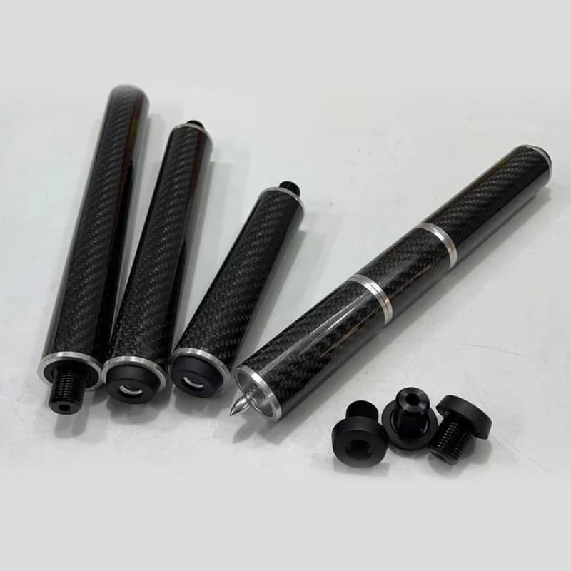 92ME Portable Carbon Fiber Pool Cue End Extenders Enhancing Stability Cue Extension Suitable for Challenging Shot Practice