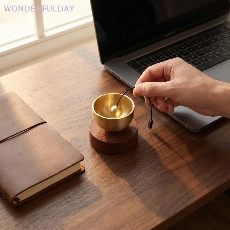 New Singing Bowl Set Portable Mini Meditation Sound Bowl For Yoga Meditation Chakra Healing Self-Regulation Decompression