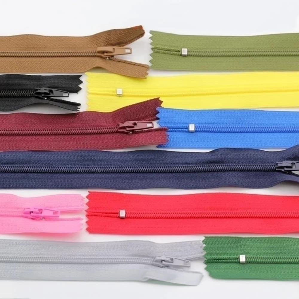 1/3/5 Pezzi 25cm 3 # Cerniera in Nylon a Chiusura Fissa per Borse, Pantaloni, Tasche, Kit di Riparazione, Accessori per Cucito