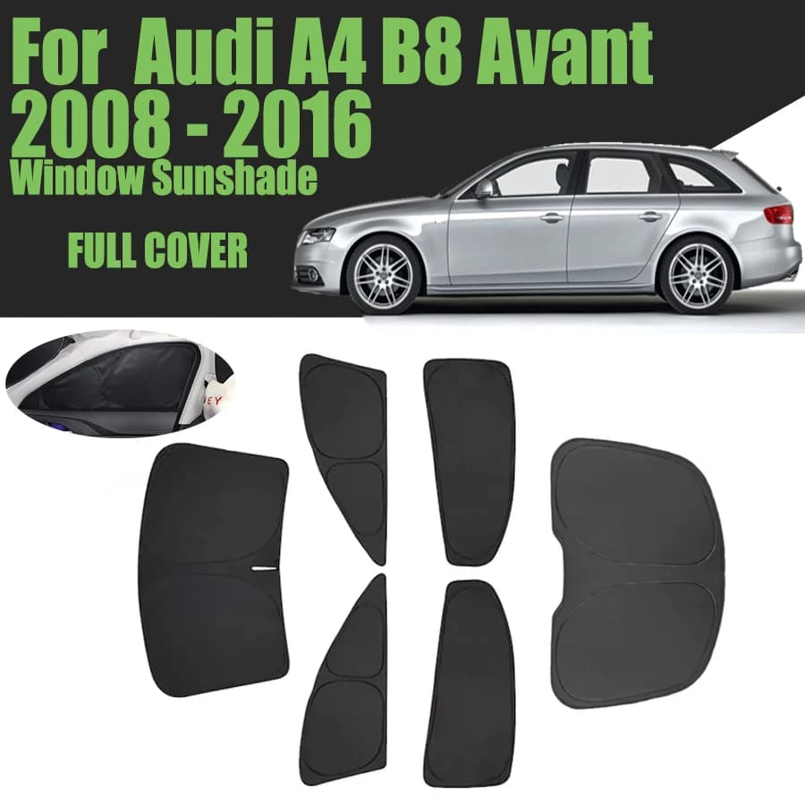 Personalizzato Finestra di Automobile Parasole Per Audi A4 B8 Avant 2008 - 2016 Copertura Completa Privacy Tenda Cieca Parabrezza Anteriore 2010 2012 2014