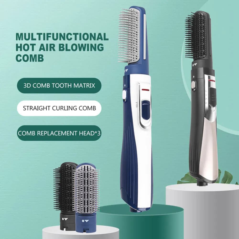 Spazzole elettriche per uso domestico Styler Pettine Asciugacapelli Spazzola ad aria calda Piastra per capelli Bigodino Pettine Rullo Asciugacapelli elettrico
