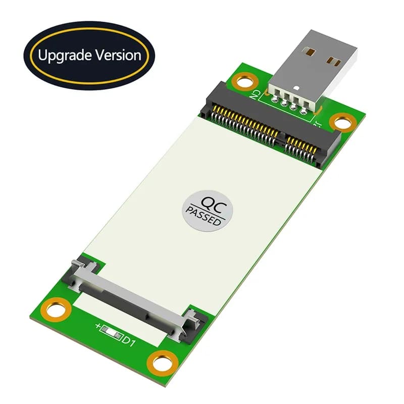 Scheda riser convertitore adattatore di rete Mini PCIE a USB 2.0 con supporto slot SIM Modulo Mini PCI Express 3G/4G per laptop desktop
