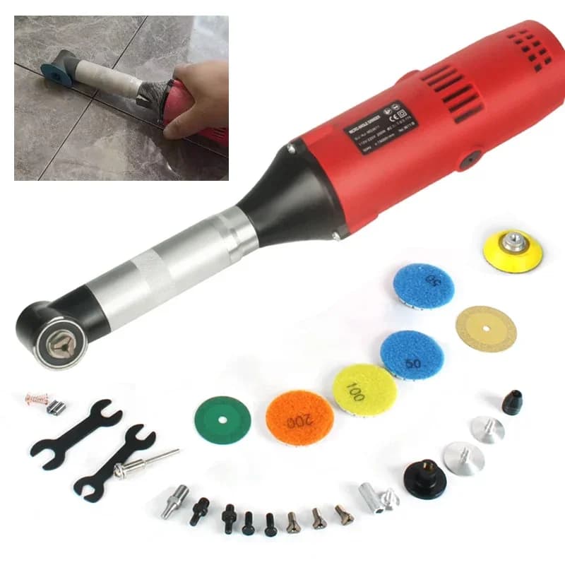Tile Seam Cleaner Tool Electric Angle Grinder Ceramic Tile Seam Cleaner Electric Grout Removal Tool for Tile Work