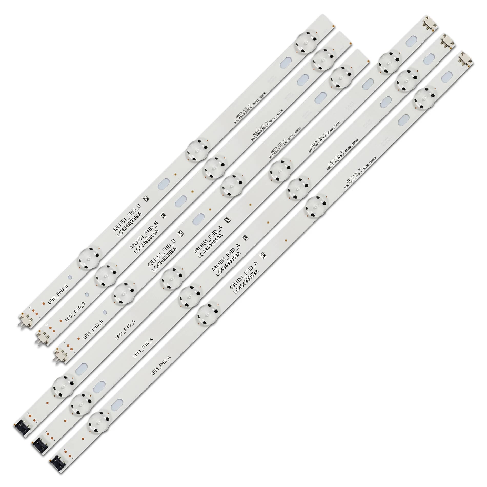 Striscia LED 6916L-0962A 6916L-0962B WICOP_FHD 43INCH_REV00_A/B_ 150511 43LF510A 43LF510T 43LJ522T 43LH510N 43LH510T 43LH5730