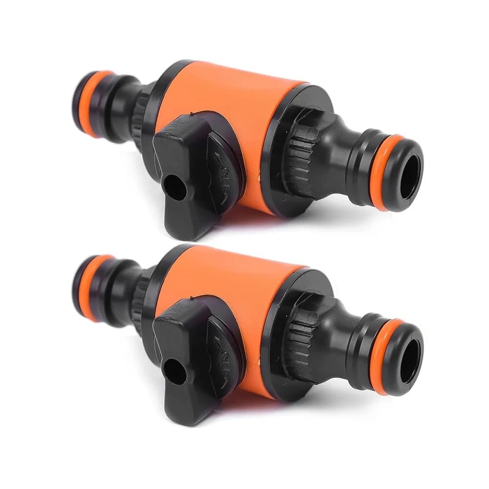 1PC/2PCS Tubo Da Giardino Rubinetto Valvola di Spegnimento Raccordo Connettore Tubo Accoppiatore Arresto Collegamento Acqua di Riparazione Comune Sistema di Irrigazione