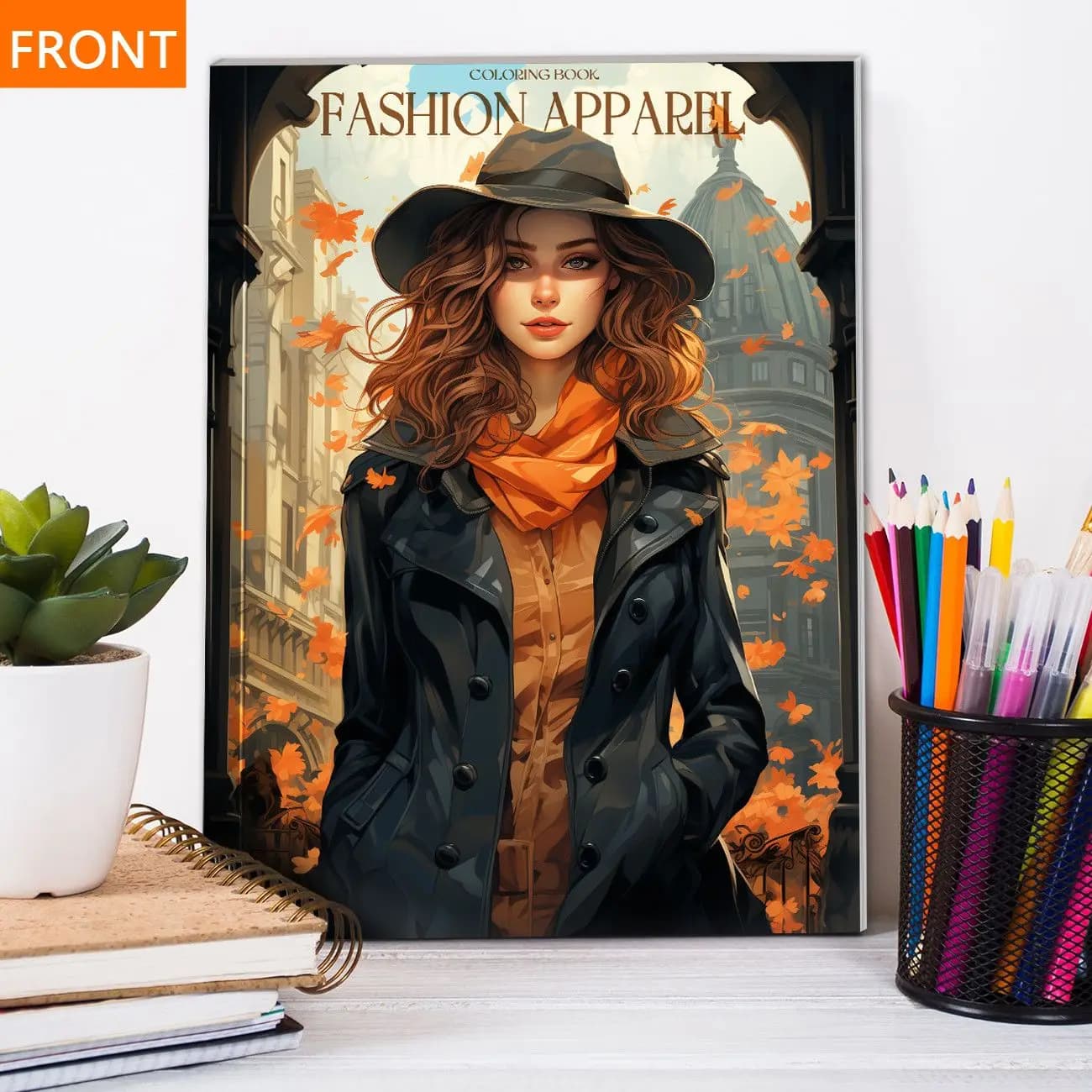 Fashion Model Theme Coloring Sketch Book DIY Marker Coloring Graffiti Art Pad Thick Paper Relaxing Creative Painting Book