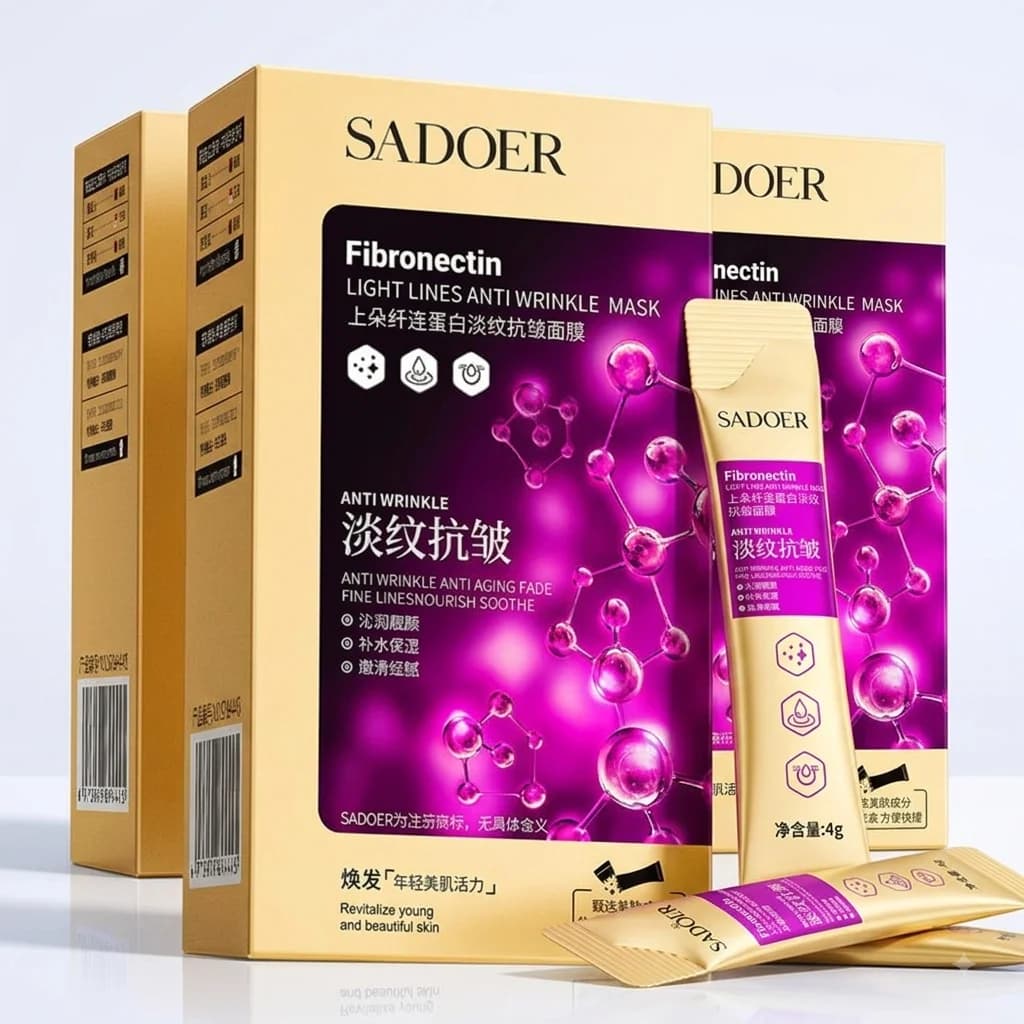 Fibronectin Collagen Facial Mask Firming Face Mask Leave-in Sleeping Mask Skin Care Moisturizing