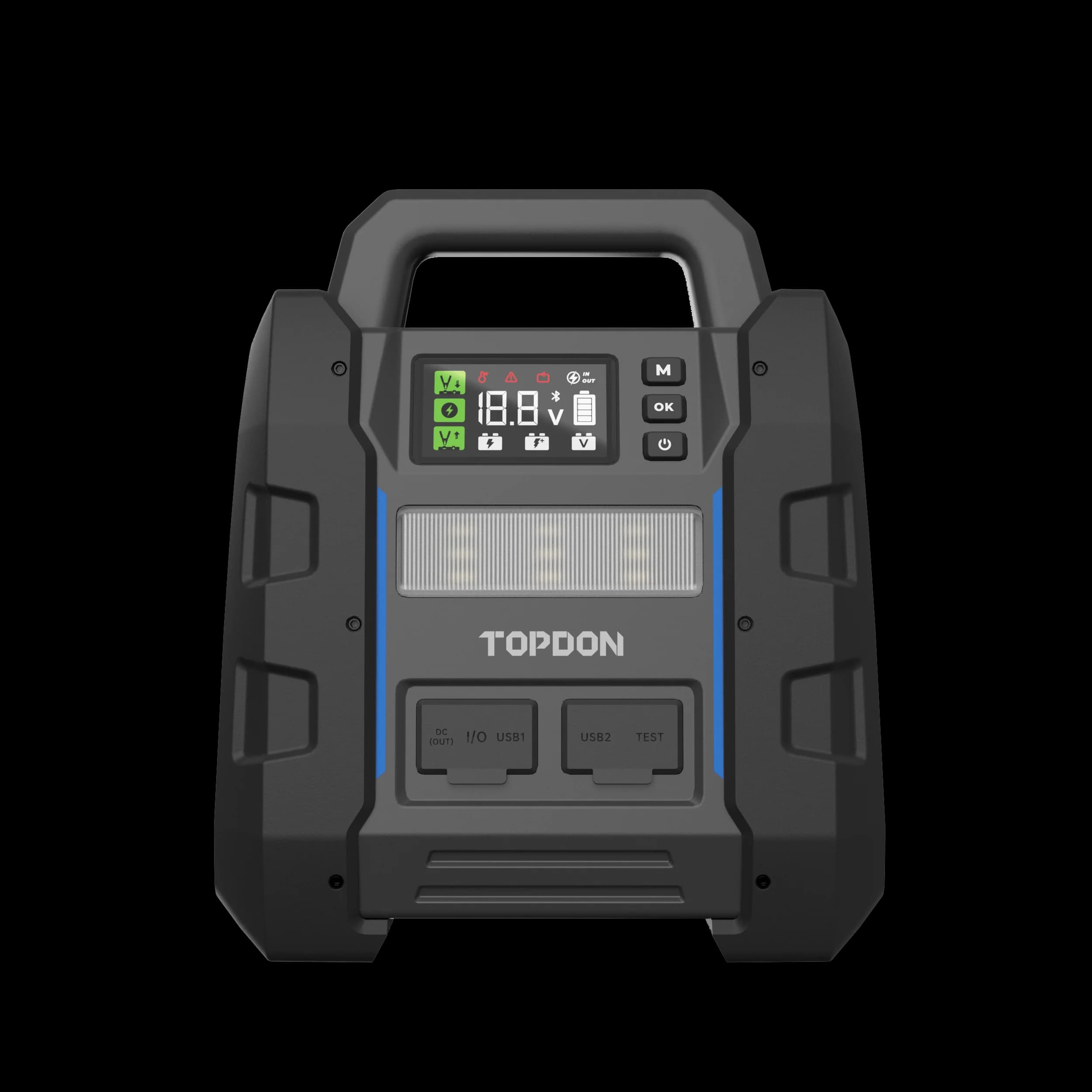 TOPDON V4500 Plus Avviatore di Emergenza Multifunzione per Veicoli con Super Condensatore per Camion e Automezzi