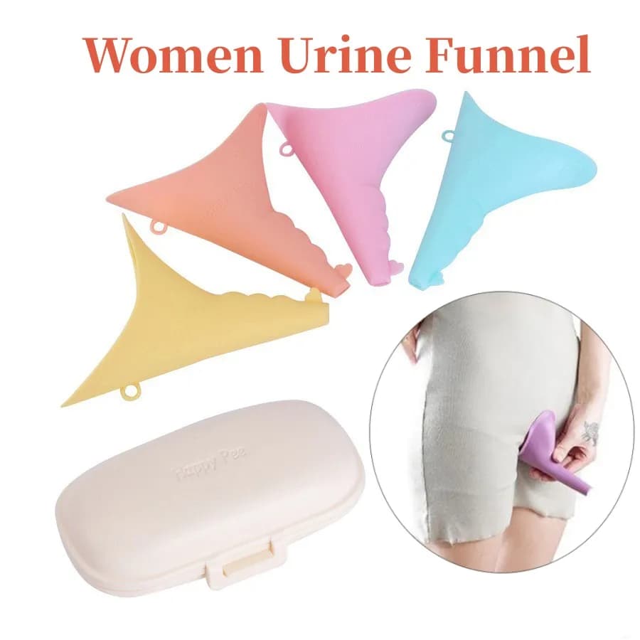 Silicone donne orinatoio viaggio all'aperto campeggio femminile portatile signora orinatoio urina wc imbuto Stand Up pipì dispositivo di urina
