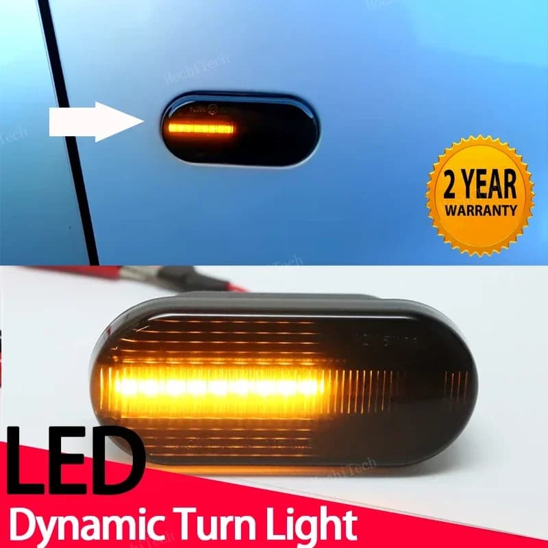 2 pz Dinamico Led Indicatori di direzione Lampada di posizione laterale per SEAT Ibiza 6L Cordoba Toledo Leon MK1 MK2 Octavia