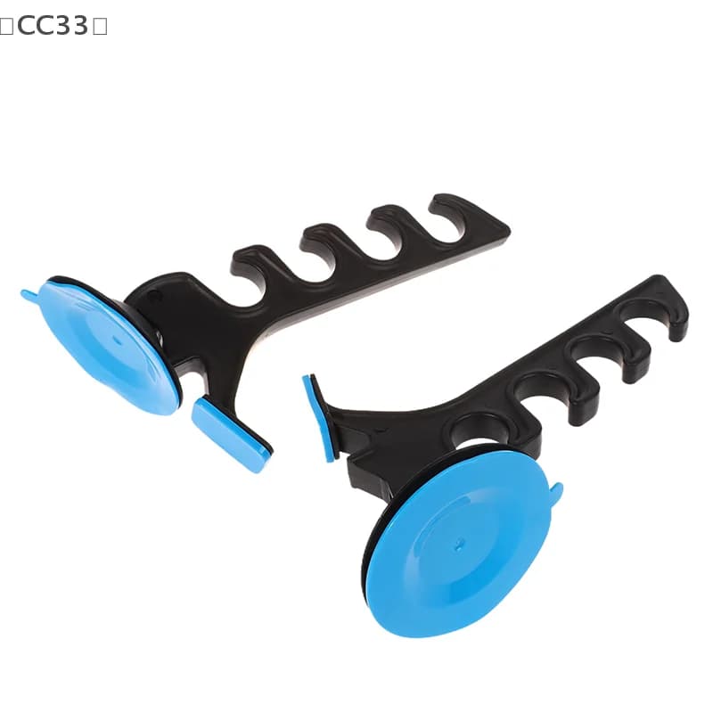 maveraCC33 da1/2 pieces fishing rod holder horizontal organizer suction cup fishing rod bracket for auto support for adjustable fishing rod