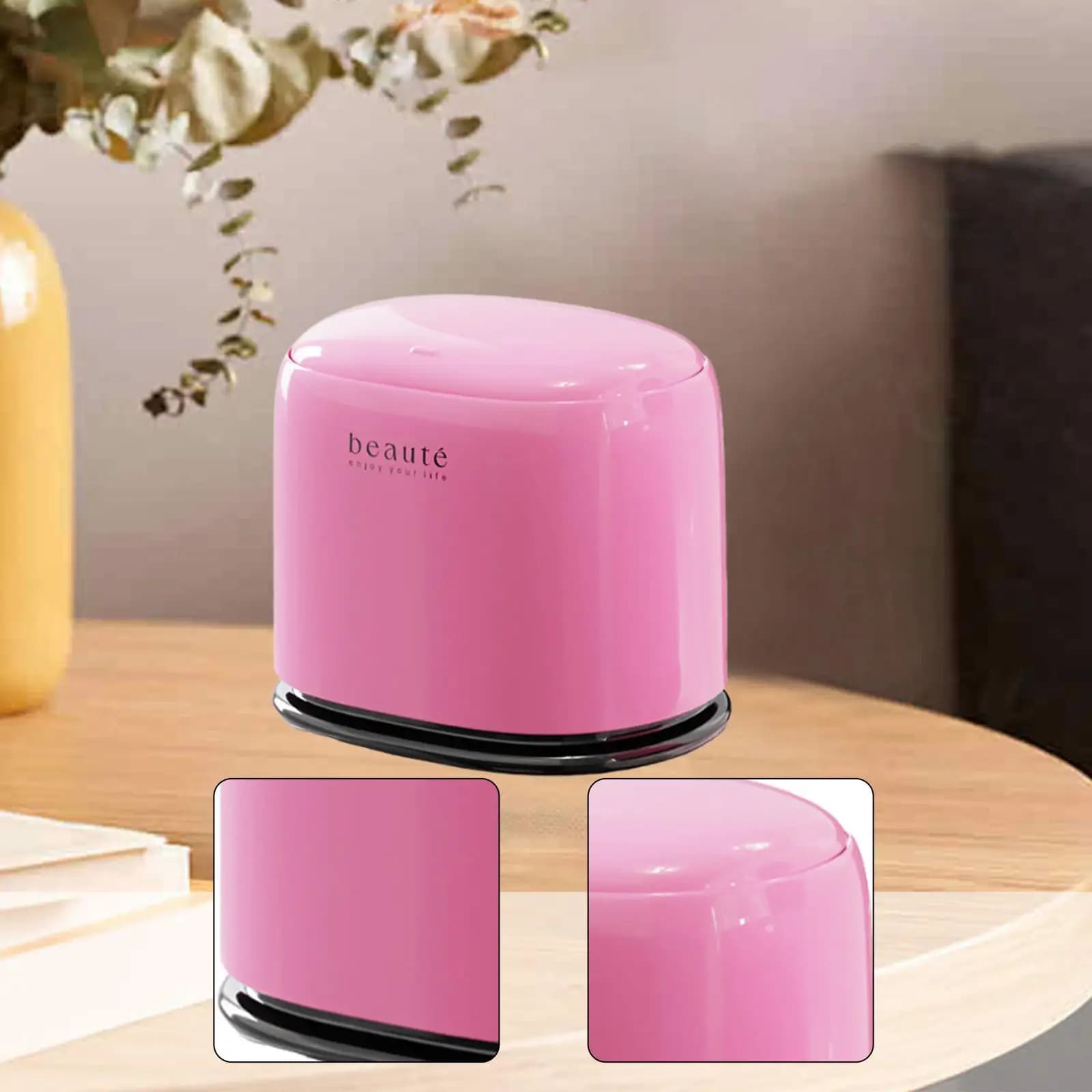 Desktop Trash Can Wastebasket Storage Bin for Home Vanity Tabletop Office