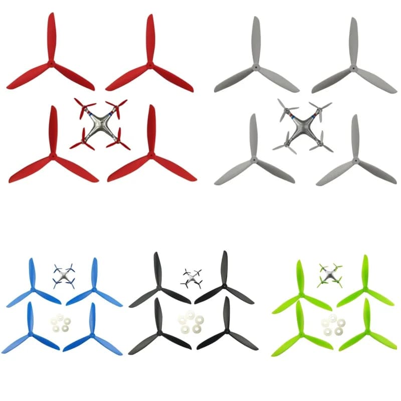 Syma X8 X8C X8G X8W X8HC X8HW Drone Propellers 3 Blade Upgrade Replacement Spare Parts for Quadcopter RC Aircraft Helicopter