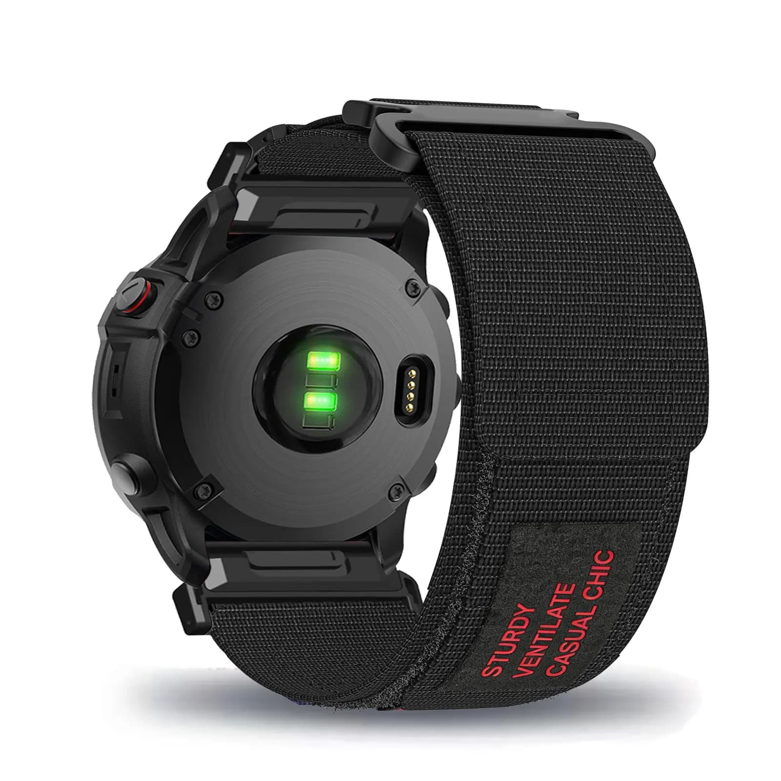 Cinturini in nylon con velcro per Garmin Fenix 7S/7S Pro/7S Solar/7S Sapphire Solar/Epix Pro 42mm/Epix Gen 2 42mm per uomo e donna
