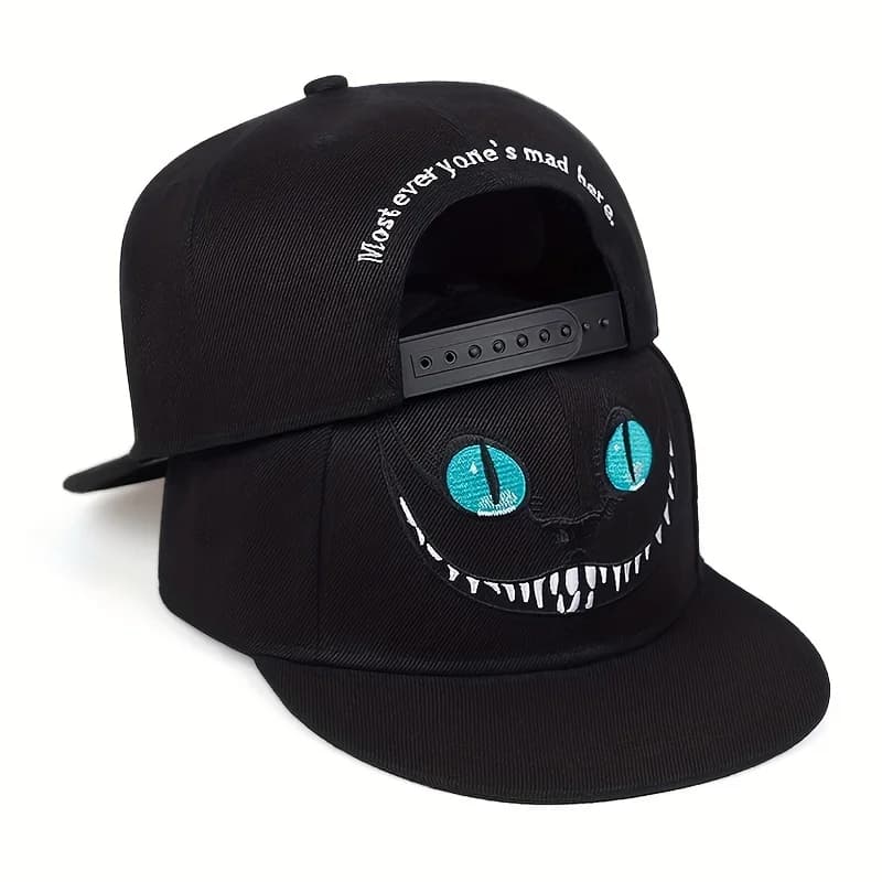 Hip-hop hats with embroidery cat cartoon unisex Spring Autumn Casual baseball caps adjustable for outdoors Sun protection hat Sports golf cap