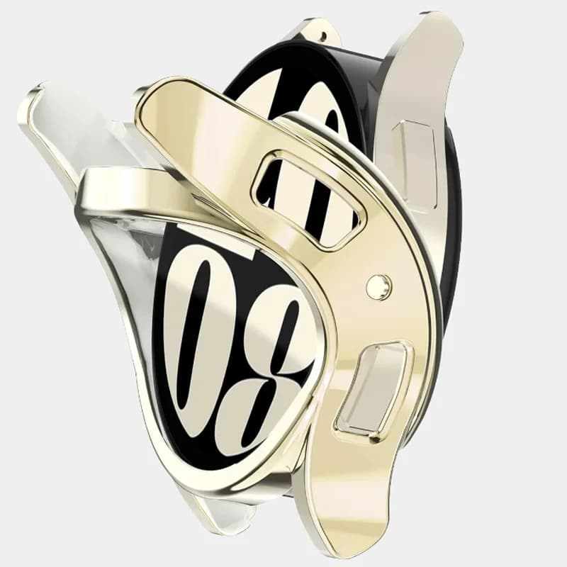 Custodia in TPU per Samsung Galaxy Watch 7-6-5-4-FE 40mm 44mm Copertura protettiva completa Paraurti in silicone Protezione per schermo Accessori per orologi