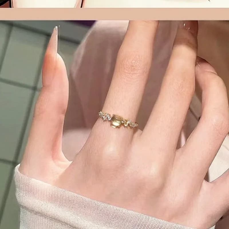 Anime Sariel Ring Man Light and Night Cartoon Rings Women Fashion Kawaii Couples Creative Sweet Charms Alloy Accessories Gift