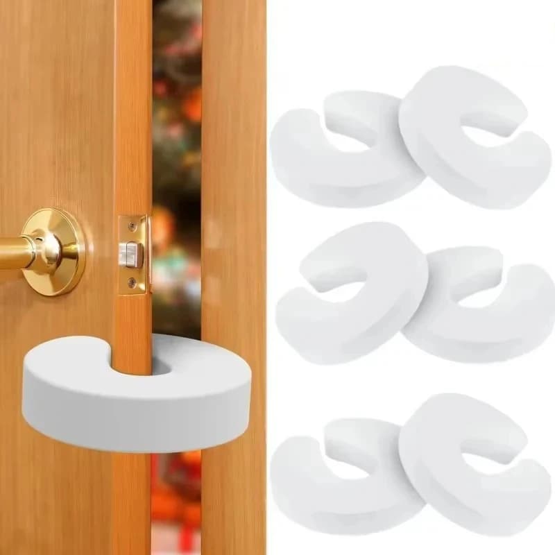 6/12 Pezzi Protezioni Anti-Pizzicamento per Porte, Fermaporte Extra Morbido in Schiuma, Design Elegante, Protezione per Dita dei Bambini