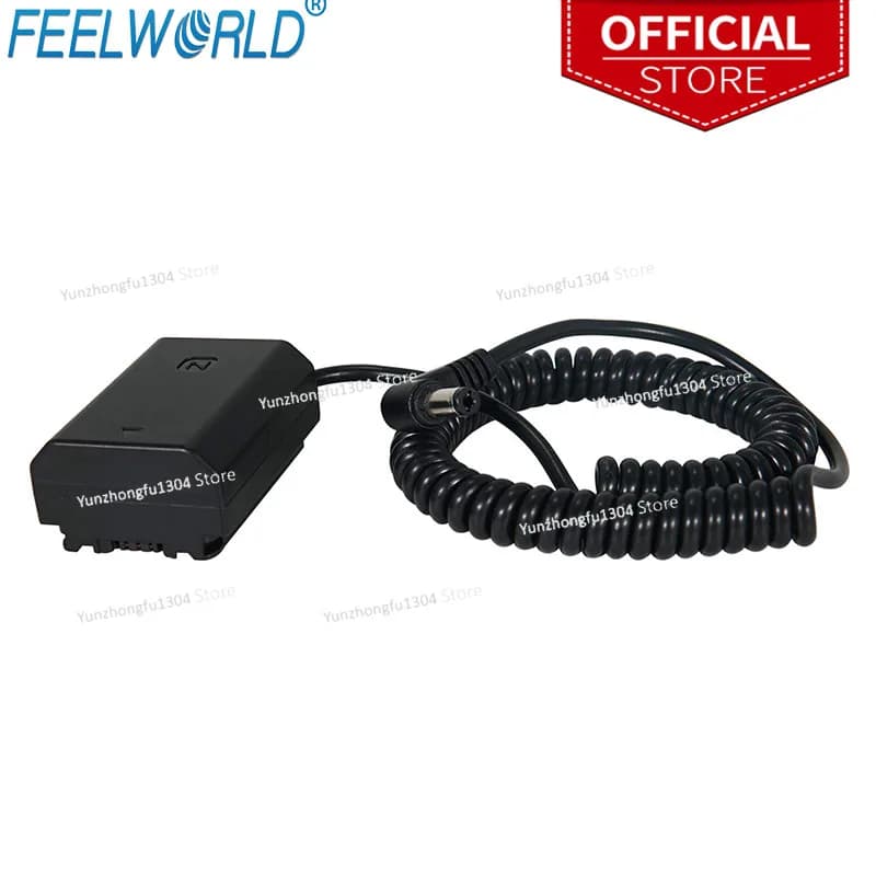 FEELWORLD F5 MA5 F6 NP FZ100 Convertitore batteria fittizia compatibile per fotocamere digitali Alpha A7III, A7RIII, A9