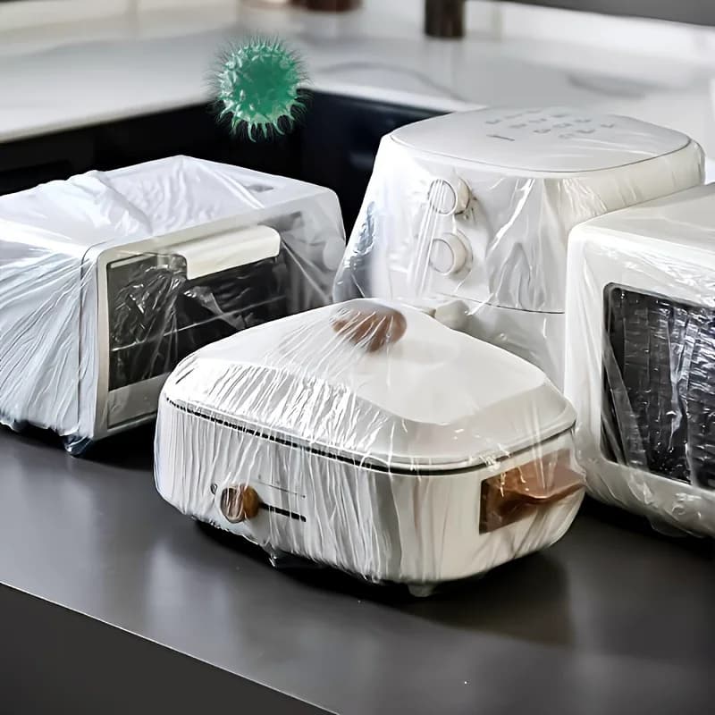 10pcs reusable transparent protective covers, disposable dust cover for vacuum cleaner.