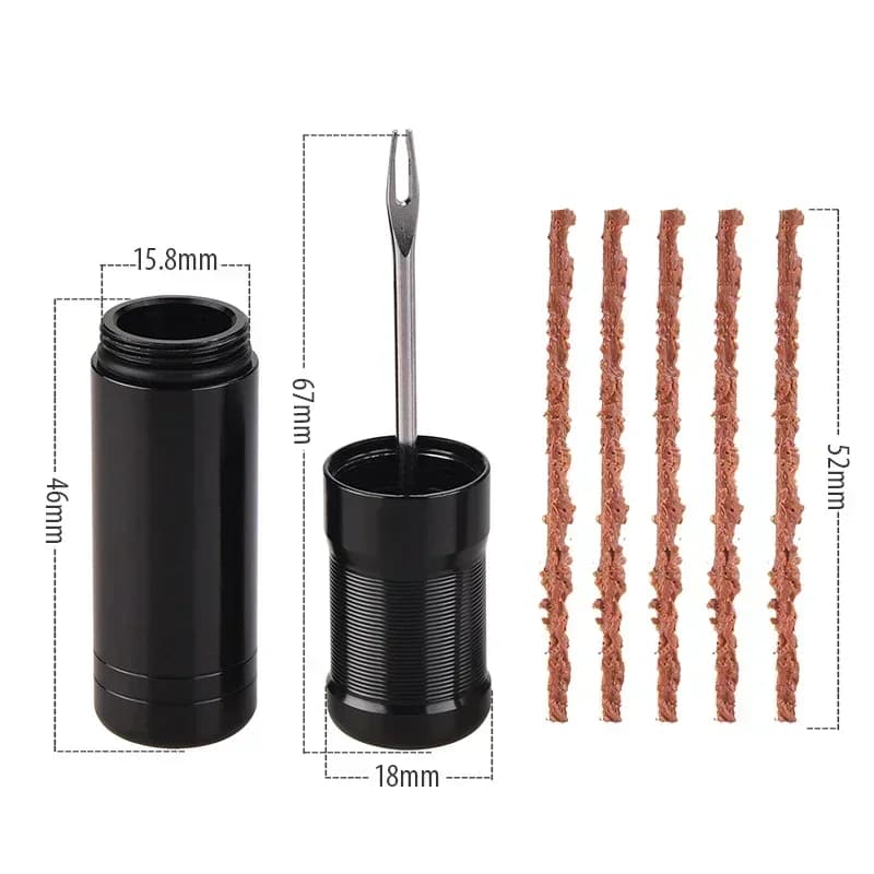 Mini Tubeless Tire Repair Tool for Bicycle - EDC Glue Patch Sealant Rubber Stripes for MTB & Road Bike Accessories