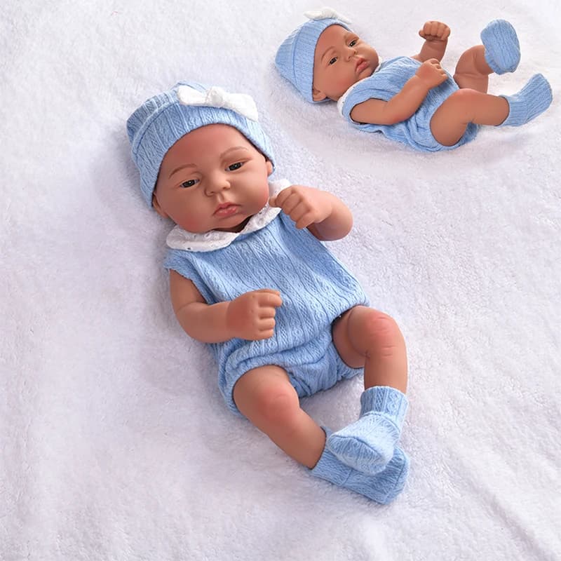 40 cm Reborn Baby Doll Full Body Morbido Vinile Reborn Doll 16 pollici Bello Realistico Bebe Reborn Doll Toy Regali di compleanno per bambini