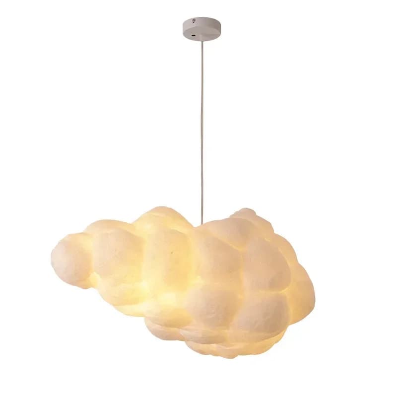 Nuovo design Stili multipli Simulazione Lampada a sospensione a nuvola Soggiorno Ristorante Camera dei bambini Cotone di seta Led Illuminazione per interni Decorazioni per la casa